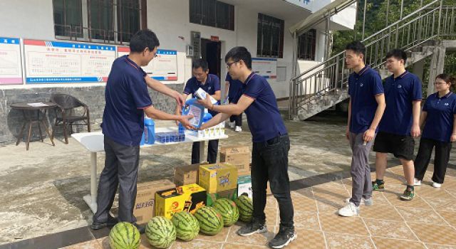 炎炎夏日送清凉、丝丝关怀暖人心-四川九绵工地“夏送清凉”员工关爱行动活动总结